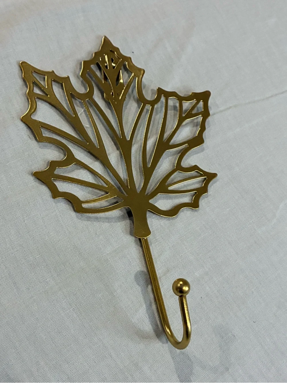 Gold Leaf Wall Hook - Decorative Home Wall Decor